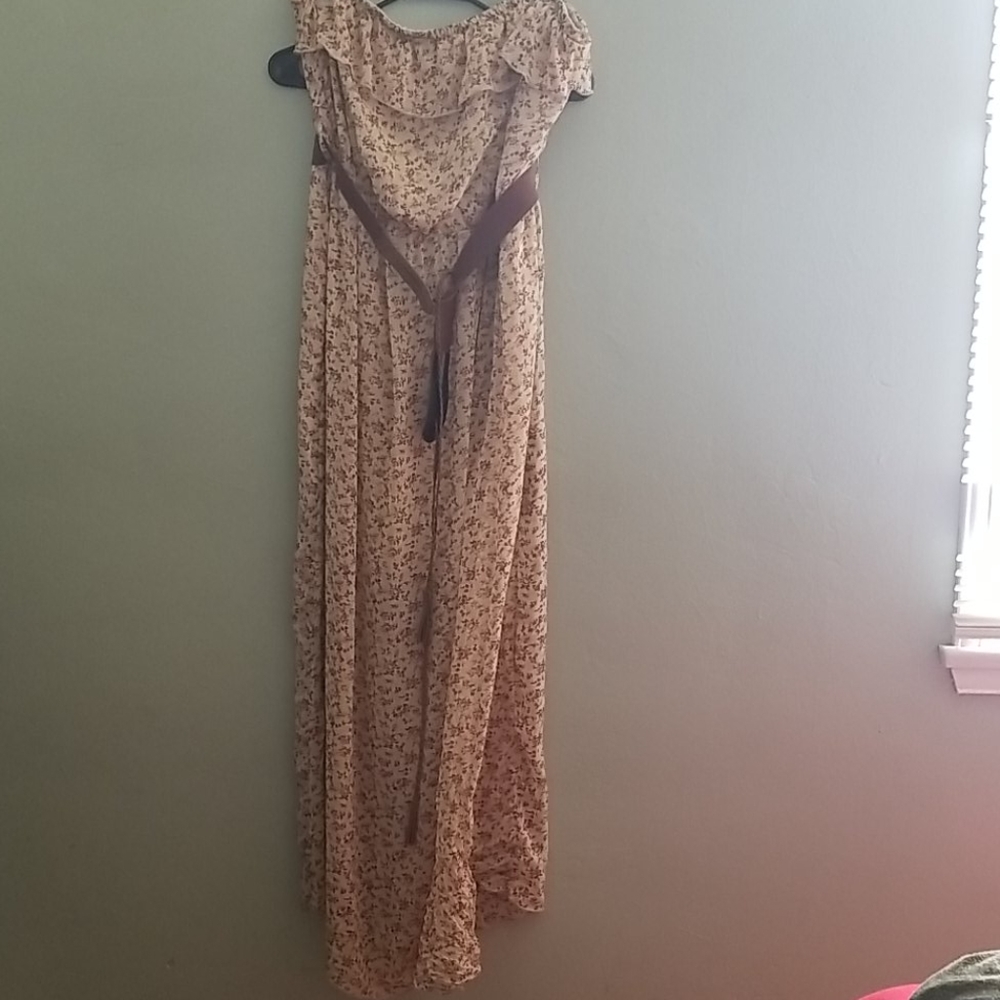 COPY - Maternity strapless dress with belt